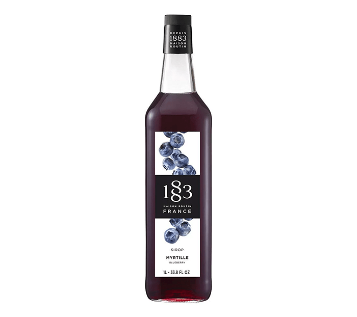 Blueberry - 1883 Syrup (1L PET Plastic Bottle) by 1883 Maison Routin | 1883 - Syrup | Good as Gold Coffee