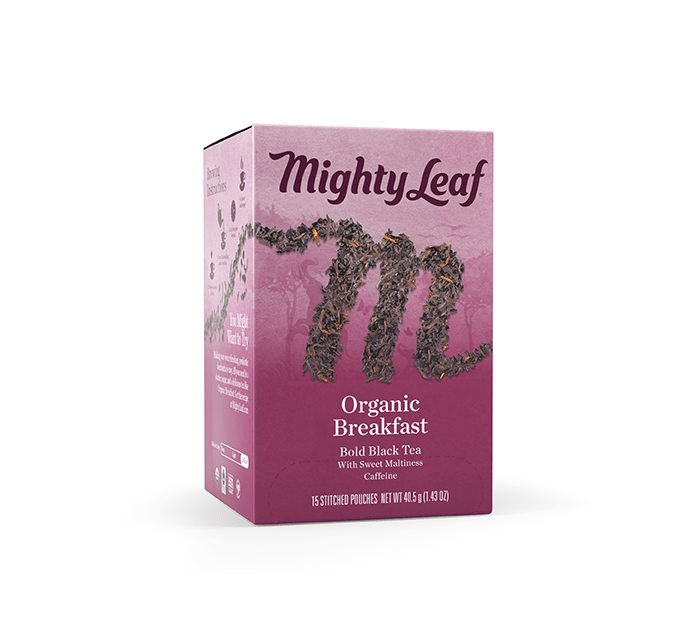 Organic Breakfast Tea Bags by Mighty Leaf Tea | Mighty Leaf - 15ct | Good as Gold Coffee
