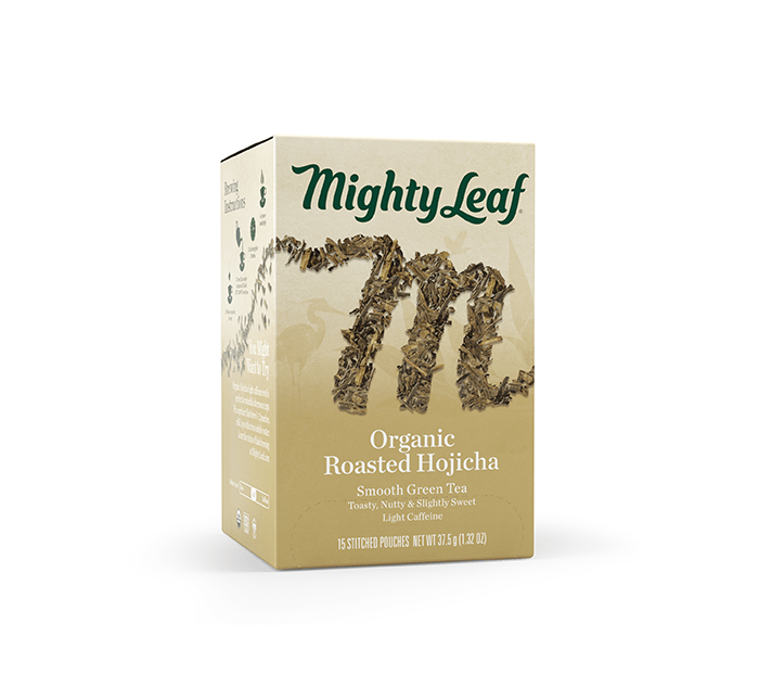 Organic Roasted Hojicha Tea Bags by Mighty Leaf Tea | Mighty Leaf - 15ct | Good as Gold Coffee