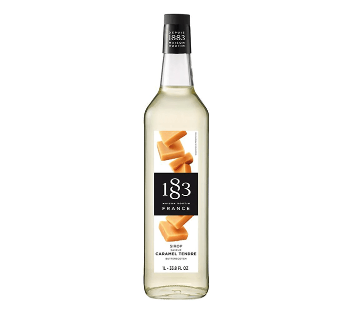 Butterscotch - 1883 Syrup (1L PET Plastic Bottle) by 1883 Maison Routin | 1883 - Syrup | Good as Gold Coffee