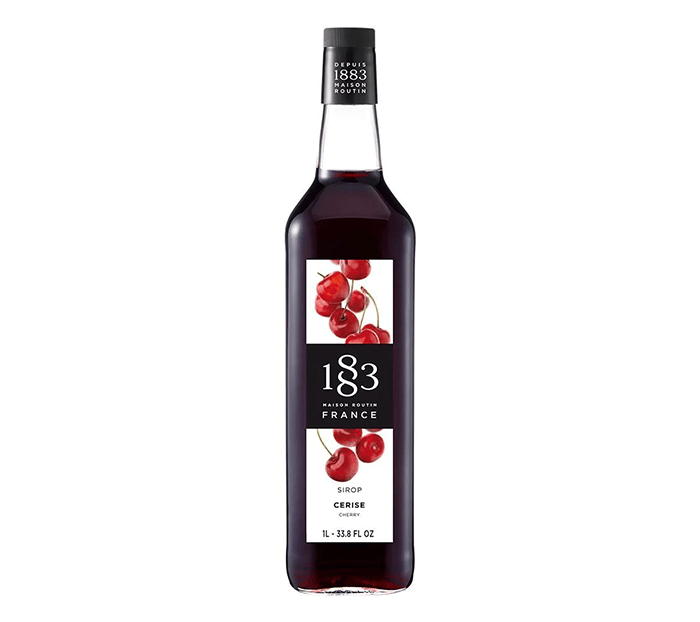 Cherry - 1883 Syrup (1L PET Plastic Bottle) by 1883 Maison Routin | 1883 - Syrup | Good as Gold Coffee