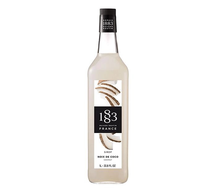 Coconut - 1883 Syrup (1L PET Plastic Bottle) by 1883 Maison Routin | 1883 - Syrup | Good as Gold Coffee