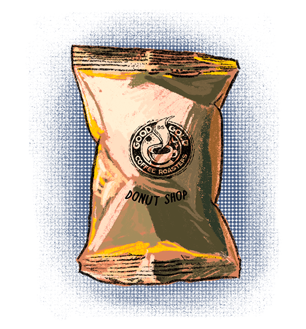 Donut Shop Coffee - 2.25oz ground coffee per pack by Good as Gold | Pre - Measured Coffee Packets | Good as Gold Coffee