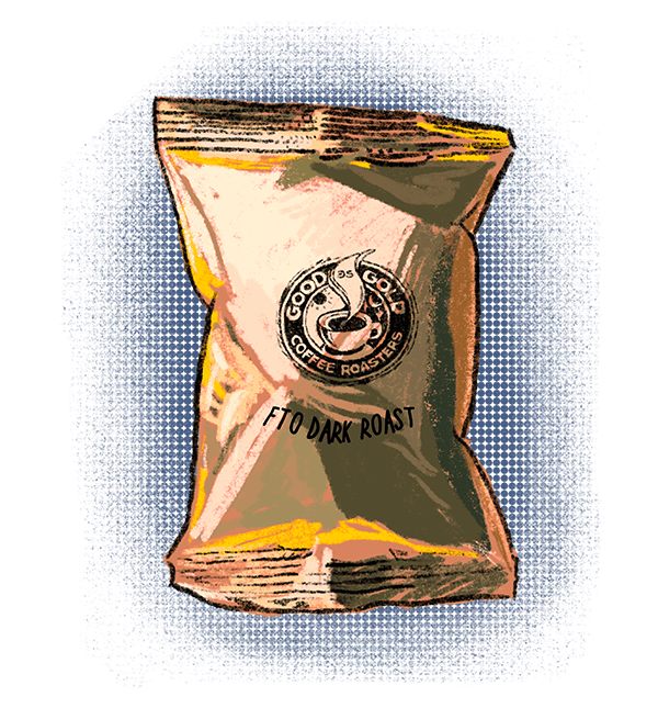 Fair Trade / Organic - Dark Roast - 2.75 oz ground coffee per pack 18ct by Good as Gold | Pre - Measured Coffee Packets | Good as Gold Coffee
