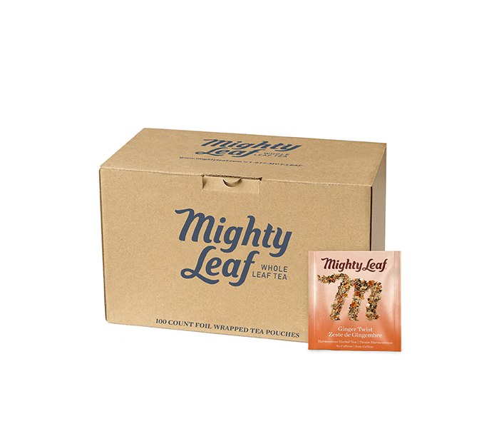 Ginger Twist Tea Bags by Mighty Leaf Tea | Mighty Leaf - 100ct | Good as Gold Coffee