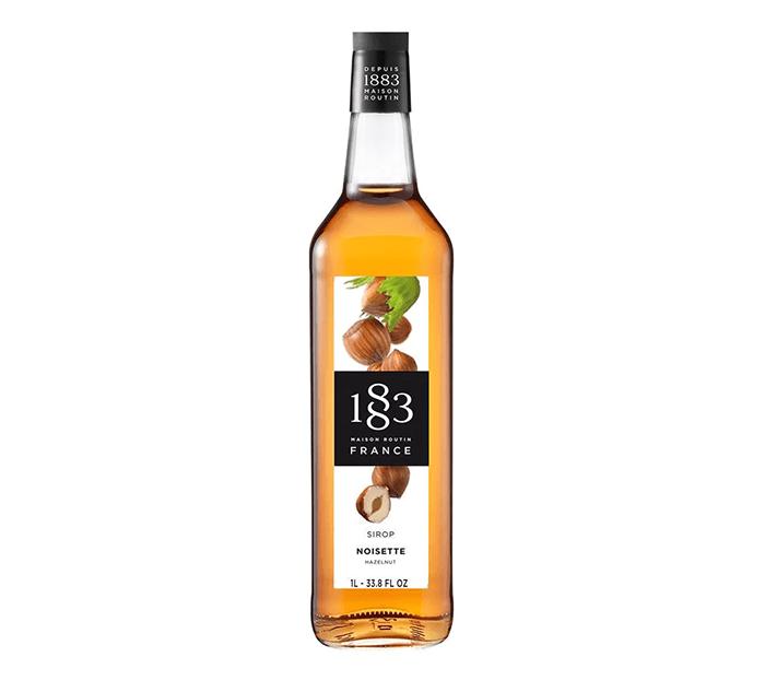 Hazelnut - 1883 Syrup (1L PET Plastic Bottle) by 1883 Maison Routin | 1883 - Syrup | Good as Gold Coffee