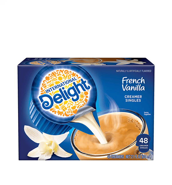 International Delight French Vanilla Creamer Singles - 48ct by Good as Gold | Breakroom Supplies - Creamer | Good as Gold Coffee