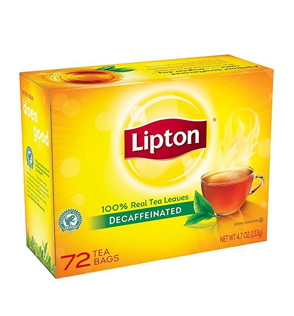Decaffeinated Black Tea Bags - 72ct by Lipton | Tea Bags - Lipton | Good as Gold Coffee