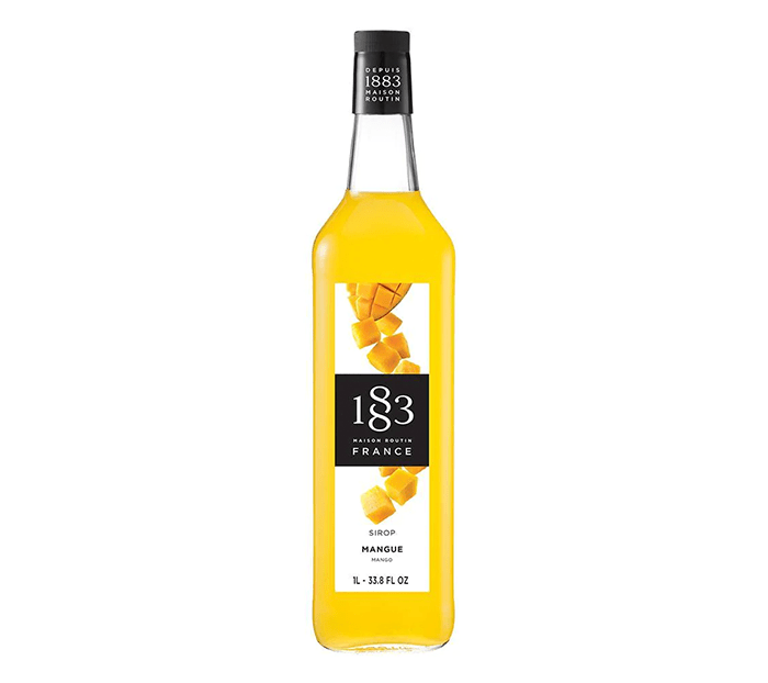 Mango - 1883 Syrup (1L PET Plastic Bottle) by 1883 Maison Routin | 1883 - Syrup | Good as Gold Coffee