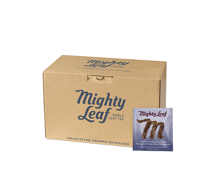 Organic Darjeeling Tea Bags by Mighty Leaf Tea | Mighty Leaf - 100ct | Good as Gold Coffee