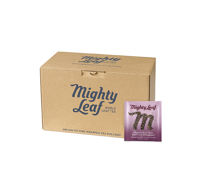 Organic Earl Grey Tea Bags by Mighty Leaf Tea | Mighty Leaf - 100ct | Good as Gold Coffee