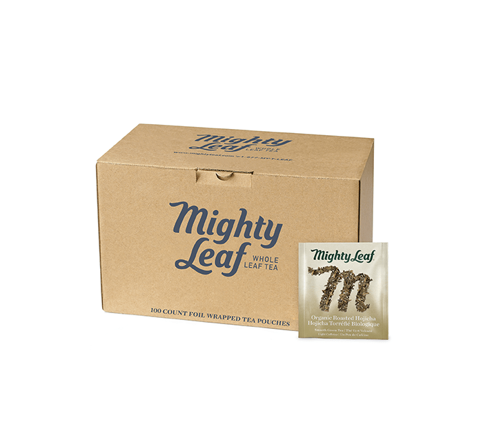 Organic Roasted Hojicha Tea Bags by Mighty Leaf Tea | Mighty Leaf - 100ct | Good as Gold Coffee