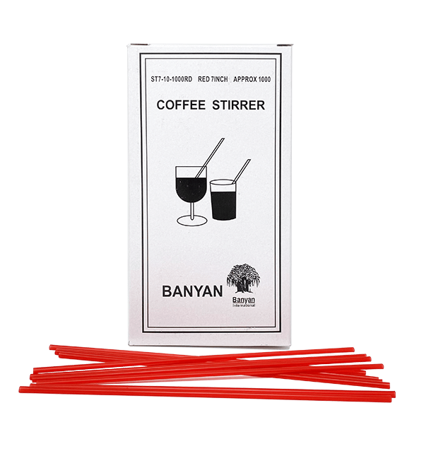 Large Plastic Stirrer 7" by Banyan | Stirrer | Good as Gold Coffee