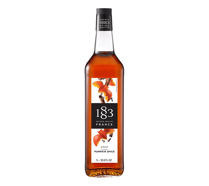 Pumpkin Spice - 1883 Syrup (1L PET Plastic Bottle) by 1883 Maison Routin | 1883 - Syrup | Good as Gold Coffee