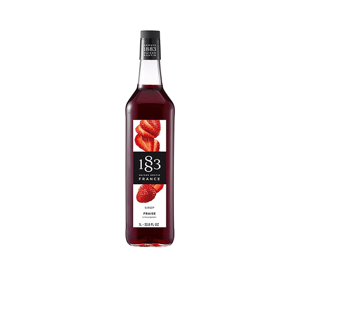 STRAWBERRY SYRUP 1883 by Maison Routin - Exceptional Syrups For