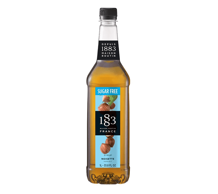 Sugar Free Hazelnut - 1883 Syrup (1L PET Plastic Bottle) by 1883 Maison Routin | 1883 - Syrup | Good as Gold Coffee