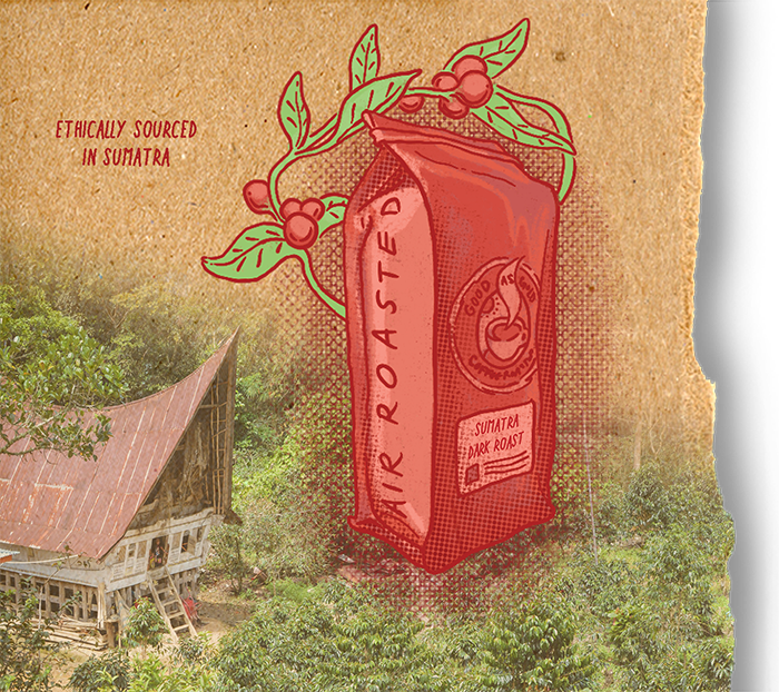 Sumatra Dark Roast (Dark Roast) by Good as Gold | Coffee Beans - Single Origin | Good as Gold Coffee