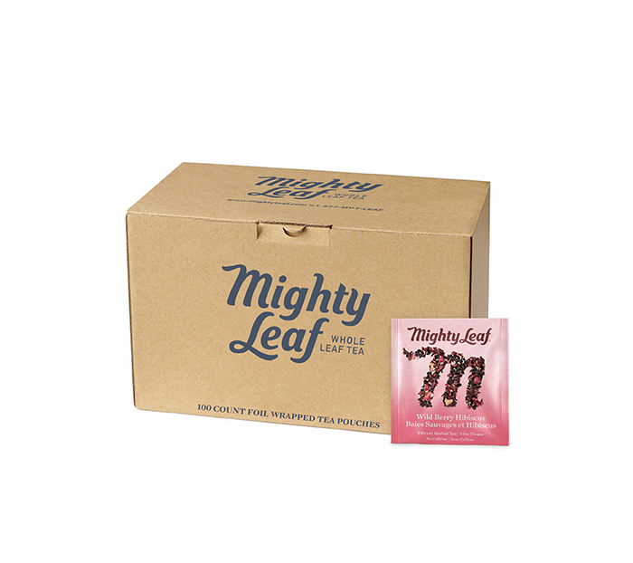 Wild Berry Hibiscus Tea Bags by Mighty Leaf Tea | Mighty Leaf - 100ct | Good as Gold Coffee