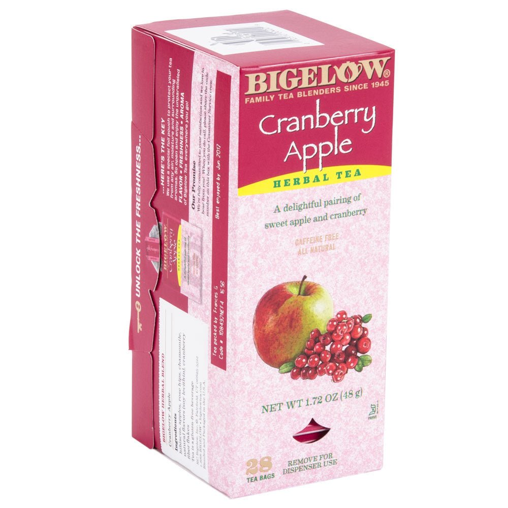 Cranberry Apple Tea Bags by Bigelow Tea | Bigelow Tea - 28ct | Good as Gold Coffee