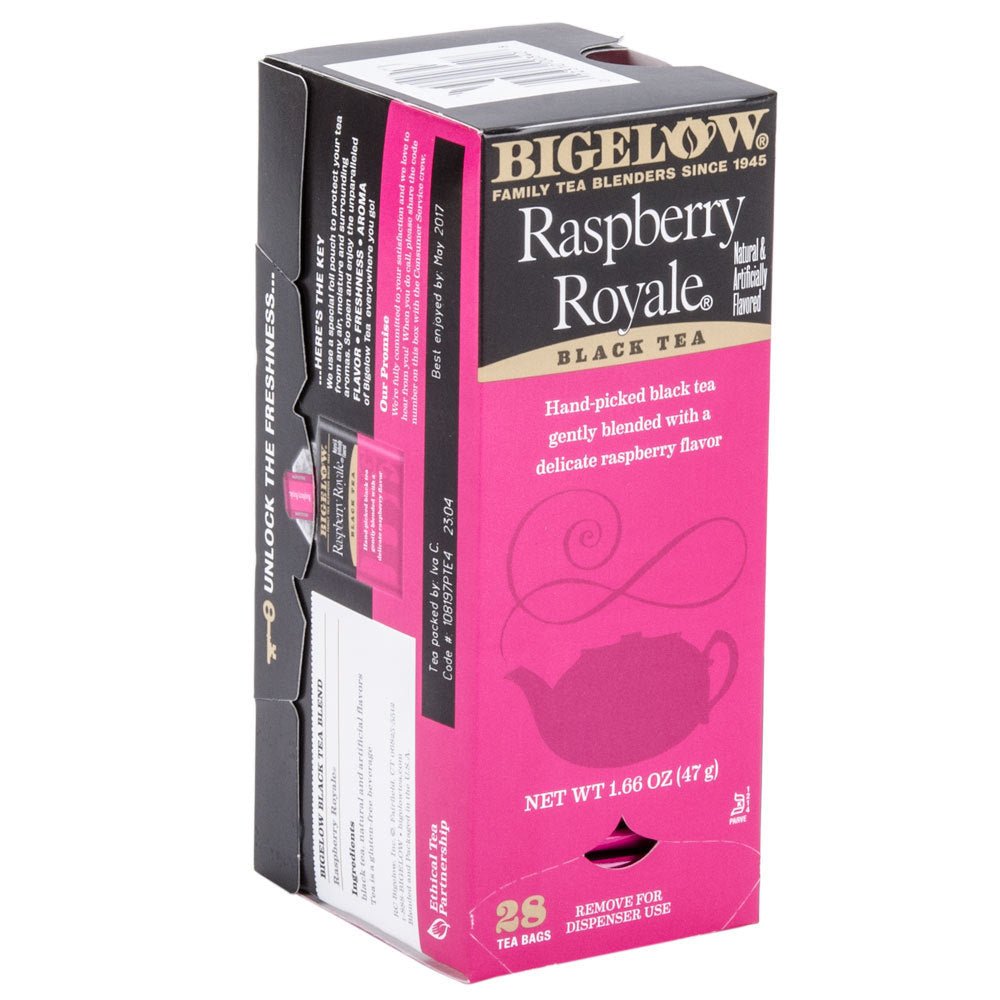 Raspberry Royale Tea Bags by Bigelow Tea | Bigelow Tea - 28ct | Good as Gold Coffee