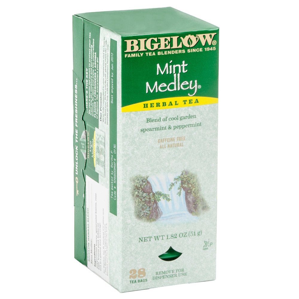 Mint Medley Tea Bags by Bigelow Tea | Bigelow Tea - 28ct | Good as Gold Coffee